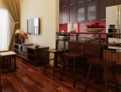 Nên lắp đặt sàn gỗ công nghiệp Đà Nẵng cho phòng bếp?