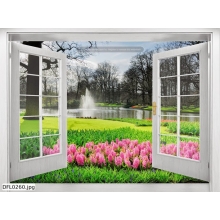 Tranh Cửa sổ 3D_DFL0260