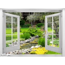 Tranh Cửa sổ 3D_DL0003