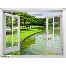 Tranh Cửa sổ 3D_DL0226