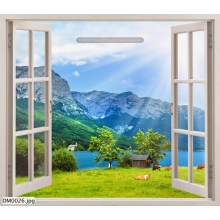 Tranh Cửa sổ 3D_DM0026
