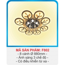 ĐÈN MÂM ỐP TRẦN - F802.8C