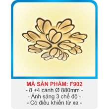 ĐÈN MÂM ỐP TRẦN - F902.8C+4