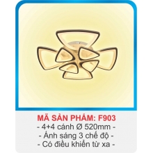 ĐÈN MÂM ỐP TRẦN - F903.4C+4