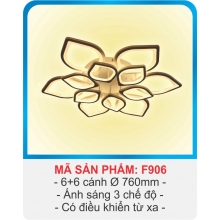 ĐÈN MÂM ỐP TRẦN - F906.6C+6