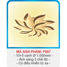 ĐÈN MÂM ỐP TRẦN - F907.10C+5