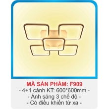 ĐÈN MÂM ỐP TRẦN - F909.4C+1