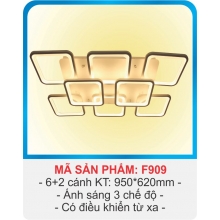 ĐÈN MÂM ỐP TRẦN - F909.6C+2